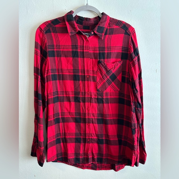 Express Boyfriend Flannel - Picture 1 of 3